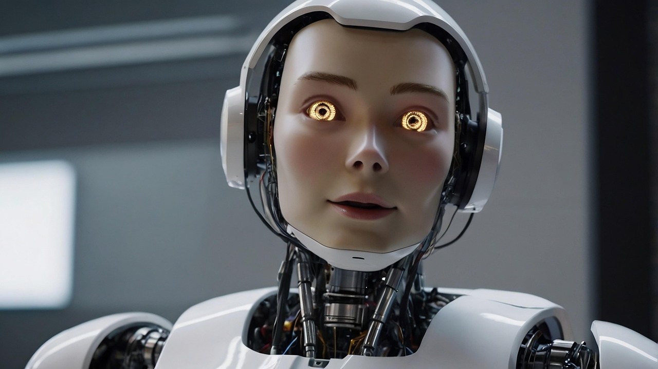 AI 自动化内容生成概念图